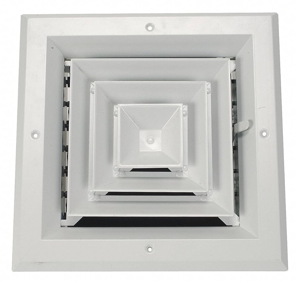 Amazon.com: 4-Way Multilouver,Ceiling Diffuser, White 2 1/4
